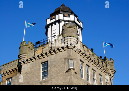 "Aussichtsturm" beherbergt die "Camera Obscura" auf der Royal Mile in Edinburgh, Scotland, UK Stockfoto