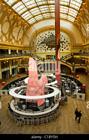 Stadsfeestzaal berühmte Antwerpen Belgien shopping mall Hotspot Restaurantbar und lounge-Bereich Meir Antwerpen Belgien Stockfoto