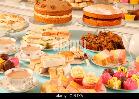 BRITISCHER AFTERNOON TEA SHOP Stockfoto