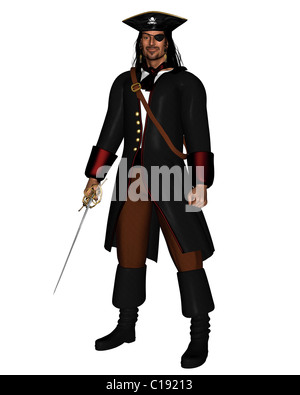 Pirate King Stockfoto
