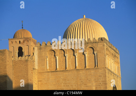 Tunesien, heilige Stadt Kairouan, Weltkulturerbe der UNESCO, die große Moschee Stockfoto