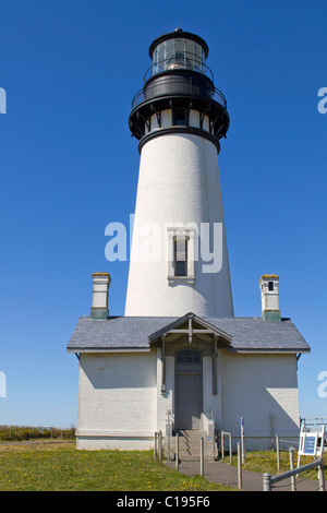 Yaquina Head Lighthouse an der Pazifikküste von Oregon 2 Stockfoto