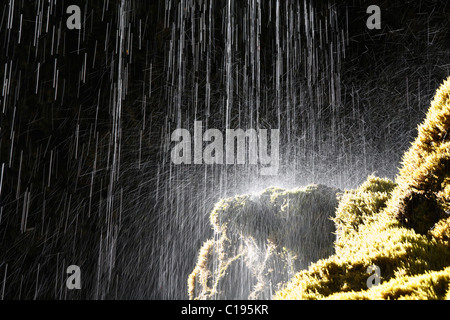 Schleierfaelle, Brautschleier Wasserfälle am Fluss Ammer, Pfaffenwinkel, Upper Bavaria, Bayern, Deutschland, Europa Stockfoto