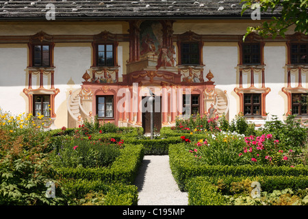 Pilatushaus in Oberammergau, Upper Bavaria, Bayern, Deutschland, Europa Stockfoto