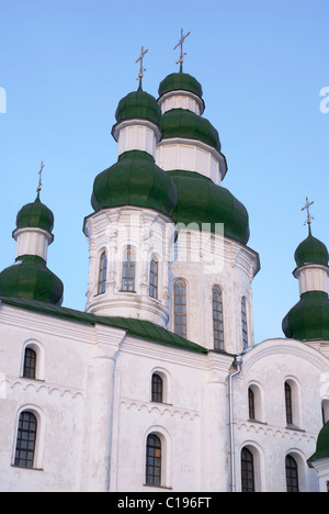 Kathedrale der Himmelfahrt der Jungfrau Maria in Eletskii Heiligen Himmelfahrt Kloster. Cherhihiv, Ukraine Stockfoto