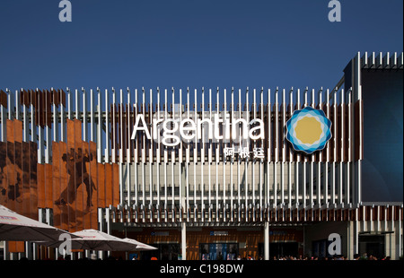 Shanghai World Expo 2010, China. Argentinien-Pavillon Stockfoto