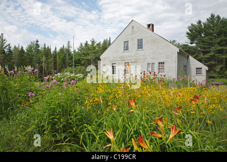 Die Russell-Colbath historischen Gehöft wurde Teil der Passaconaway-Siedlung in Albany, NH Stockfoto