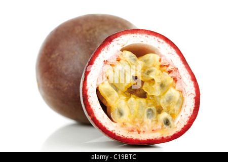 Passionsfrucht/Maracuja Stockfoto