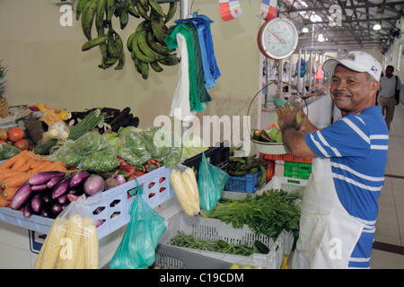 Panama Panama City, Ancon, Mercado Público, Öffentlicher Markt, Bauernmarkt, Verkäufer, Stände Stand Markt kaufen verkaufen, verkaufen, einkaufen Stockfoto