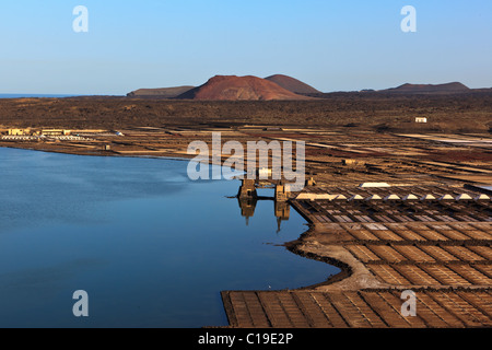 Salinas de Janubio, Lanzarote Stockfoto