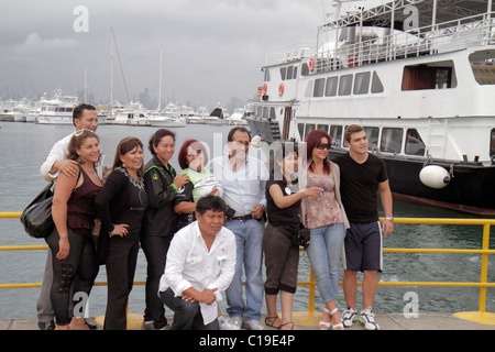 Panama, Lateinamerika, Mittelamerika, Panama City, Amador Causeway, Calzada de Amador, Bahia de Panama, Panama-Kanal, Isla Flamenco, Fuerto Amador, Hafen für Kreuzfahrten Stockfoto