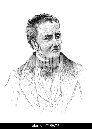 Thomas De Quincey (15. August 1785 – 8. Dezember 1859) Stockfoto