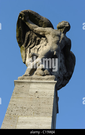 Zeppelin-Denkmal, Konstanz, Baden-Württemberg, Deutschland Stockfoto