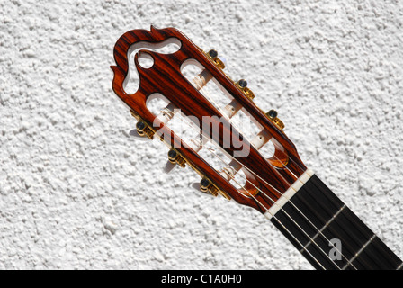 Spindelstock der klassischen Gitarre: Dieter hopf/Manuel adalid, der deutsch-spanischen Zusammenarbeit Stockfoto