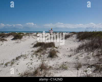 Jetty Park in Cape Canaveral auf der atlantischen Küste von Ost-Zentral-Florida in Brevard County vom Kennedy Space Center Stockfoto