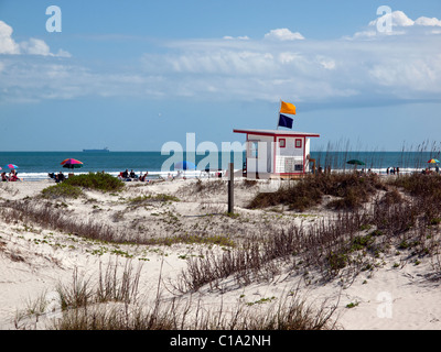 Jetty Park in Cape Canaveral auf der atlantischen Küste von Ost-Zentral-Florida in Brevard County vom Kennedy Space Center Stockfoto