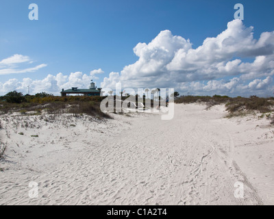 Jetty Park in Cape Canaveral auf der atlantischen Küste von Ost-Zentral-Florida in Brevard County vom Kennedy Space Center Stockfoto