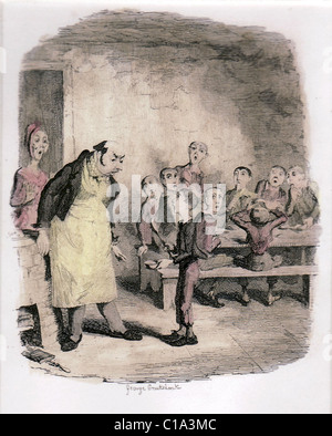 Oliver Twist-Abbildung Stockfoto