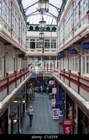 Die Burg Arcade Cardiff South Wales UK Stockfoto