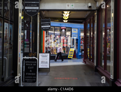 Duke Street Arcade Cardiff South Wales UK Stockfoto