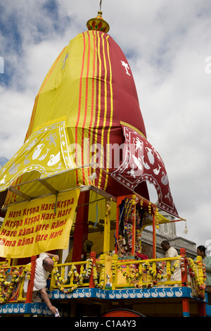 Lady Subhadra, 5ooo Jahre altes Festival, Rathayatra in London, England Stockfoto