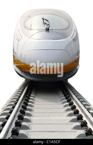 Moderne high-Speed Hochgeschwindigkeitszug in China Stockfoto