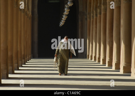 Kairo, Ägypten - Die Moschee von Ibn Tulun in Alt-Kairo. Stockfoto