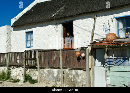 Fischerhaus, Kassiesbaai, Arniston, Western Cape, Südafrika Stockfoto