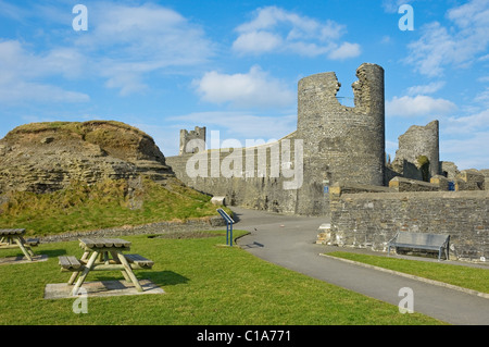 Ruinen von Aberystwyth Castle Ceredigion Cardiganshire Mid Wales UK Vereinigtes Königreich GB Großbritannien Stockfoto