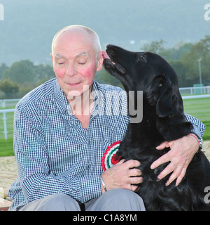 Im Irving und jet-den Gewinner der Crufts best in Show Stockfoto