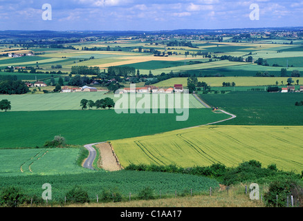 Frankreich, Allier, Bourbonnais Centre in Etroussat in der Nähe von Saint-Pourçain Sur Sioule Stockfoto