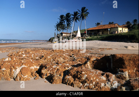 Brasilien, Bundesstaat Ceara, Canoa Quebrada Stockfoto