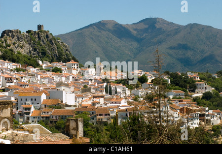 Gaucín Dorf in den Bergen von Andalusien in Südspanien Stockfoto