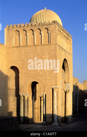 Tunesien, heilige Stadt Kairouan, Weltkulturerbe der UNESCO, die große Moschee Stockfoto