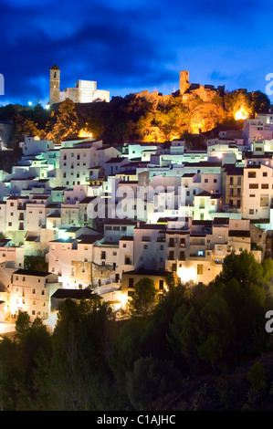 Casares Málaga Provinz Andalusien Spanien malerischen weißen Dorf Stockfoto