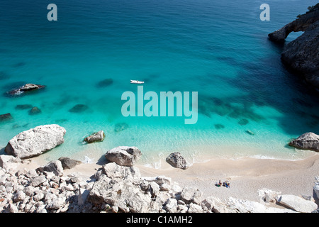 Cala Goloritzè Strand, Baunei (OG), Sardinien, Italien, Europa Stockfoto