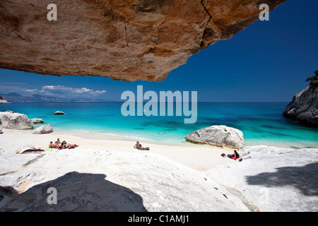 Cala Goloritzè Strand, Baunei (OG), Sardinien, Italien, Europa Stockfoto