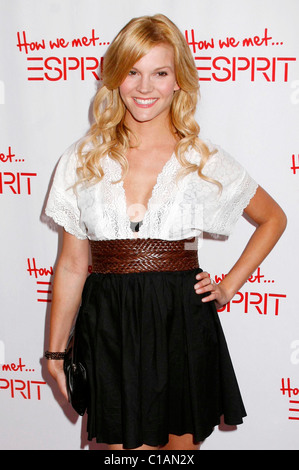 Amber Borycki Esprit Grand Opening Feier statt im Esprit Santa Monica auf der Third Street Promenade. Los Angeles, Stockfoto