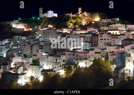 Casares Málaga Provinz Andalusien Spanien malerischen weißen Dorf Stockfoto