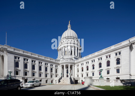 Kapitol von Wisconsin, Madison, Wisconsin, USA Stockfoto