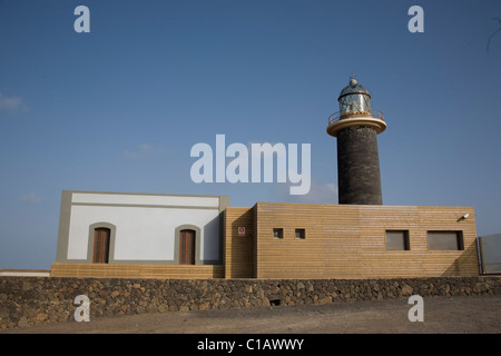 Spanien-Kanarische Inseln-Fuerteventura-Leuchtturm Puerto De La Cruz Stockfoto