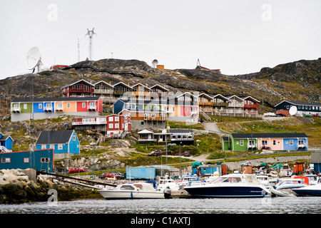 Qaqortoq (Julianehåb), Süd-Grönland Stockfoto
