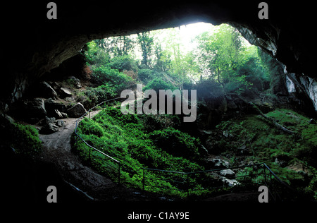 Frankreich, Ariege, Tarascon-Sur-Ariège, Lombrives Höhle Stockfoto