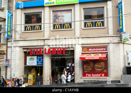 McDonalds Restaurant in Prag Stockfoto