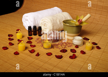 Spa Einstellung Stockfoto