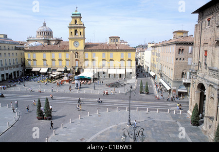 Italien, Emilia Romagna, Parma, Piazza Garibaldi Stockfoto