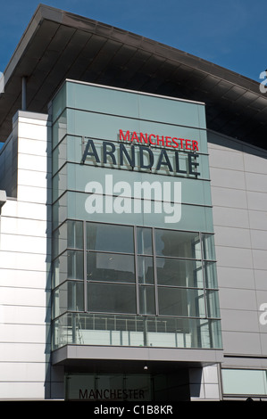 Manchester Arndale Shopping Centre. Großbritanniens größte innerstädtische Einkaufszentrum. Stockfoto