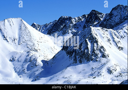 Andorra, Pas De La Casa Skigebiet Grau Roig Stockfoto