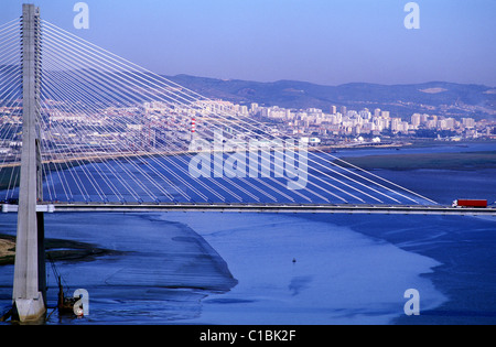 Portugal, Lissabon, Vasco da Gama Brücke (Weltausstellung 1998) Stockfoto
