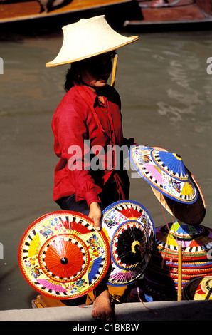 Thailand, Bangkok, Damnoen Saduak floating market Stockfoto